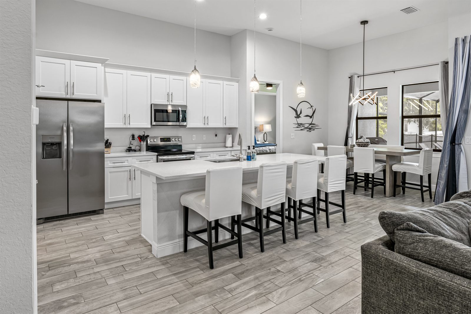 Interior Kitchen of a residential property in Cape Coral, FL