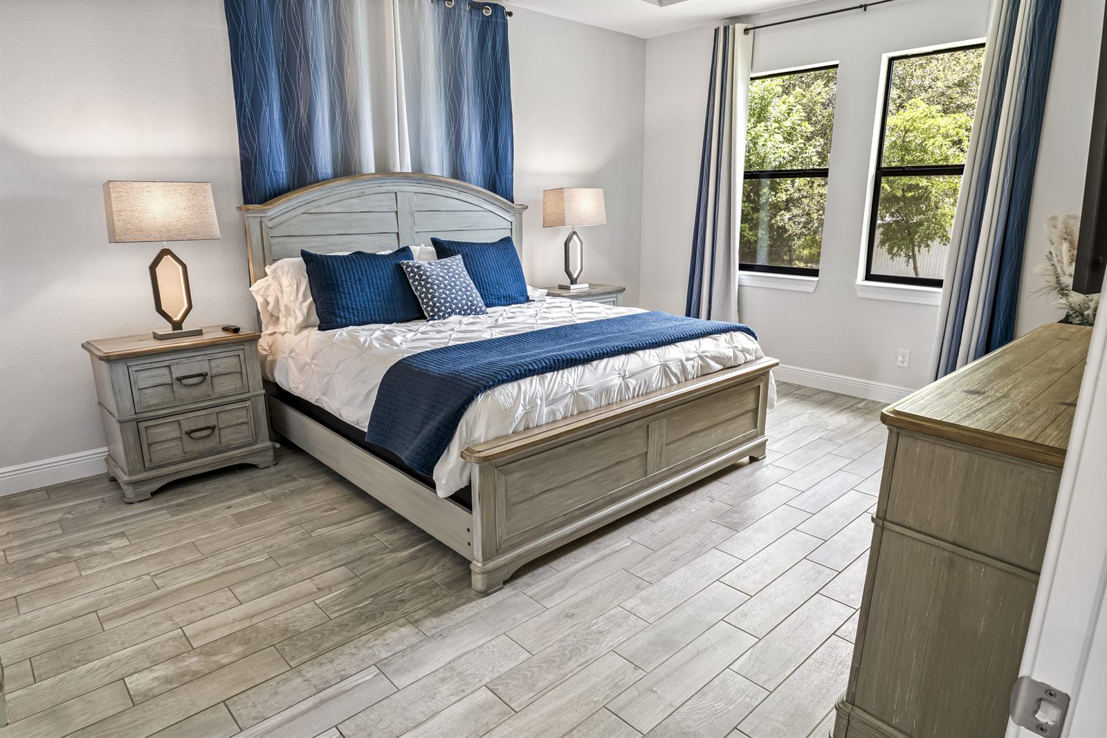 Interior Master Bedroom of a residential property in Cape Coral, FL
