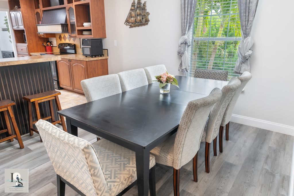 Interior Dining Room of a residential property in St. James City, FL