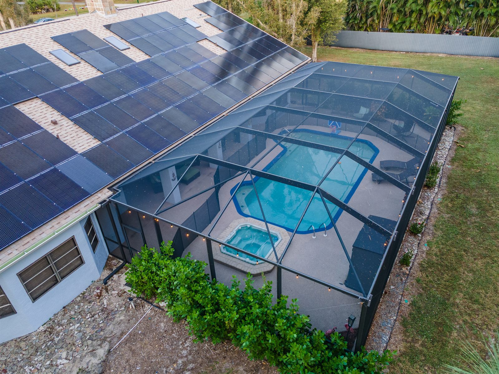 Aerial Daytime of a residential property in Southwest Florida
