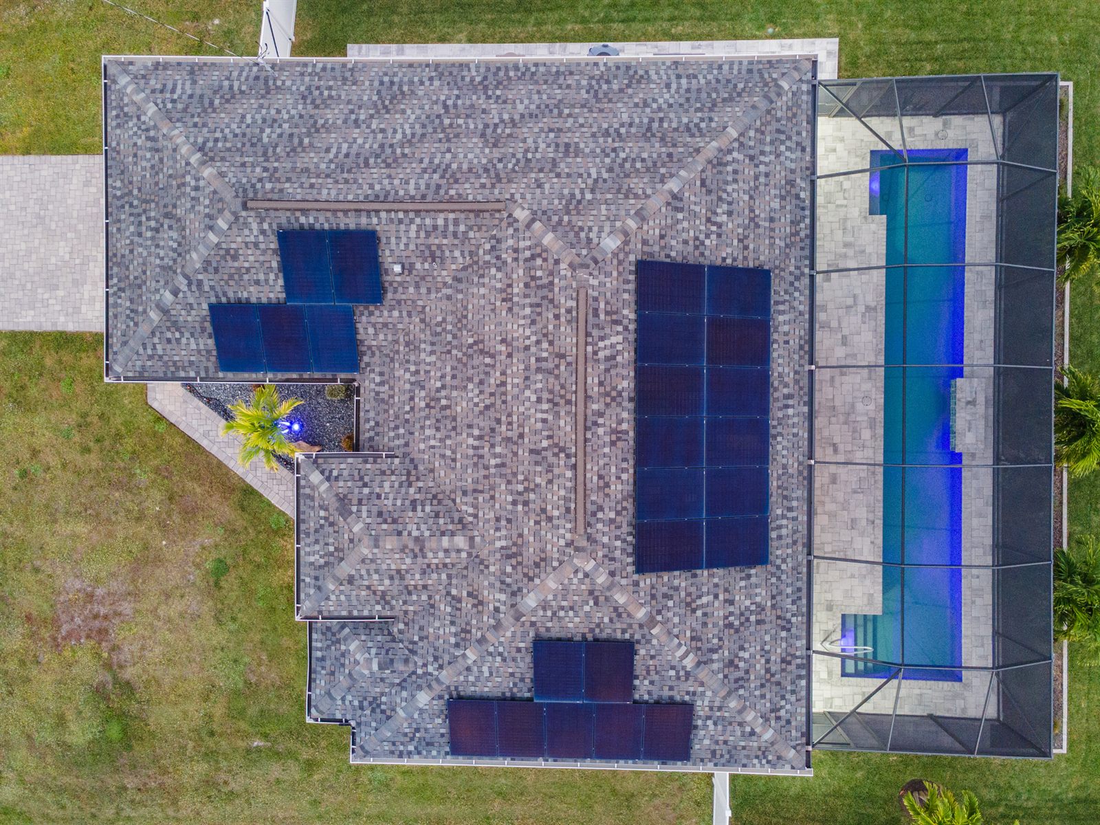 Aerial Daytime of a residential property in Southwest Florida